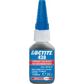 Sofortkleber schwarz, LOCTITE 438, 20 g Produktbild